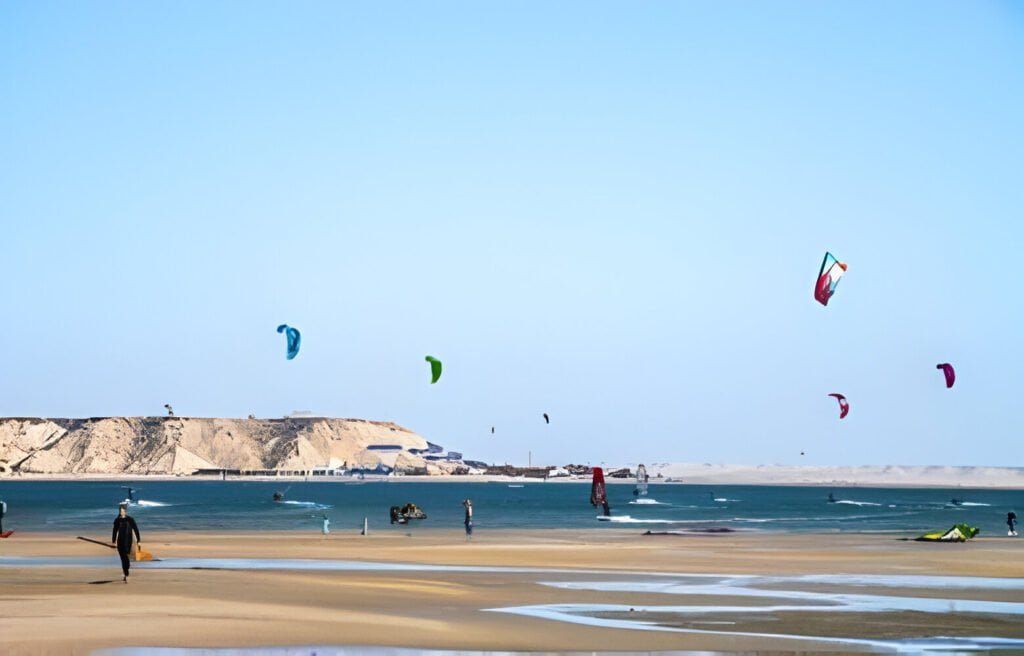 Surf dakhla beach sahara