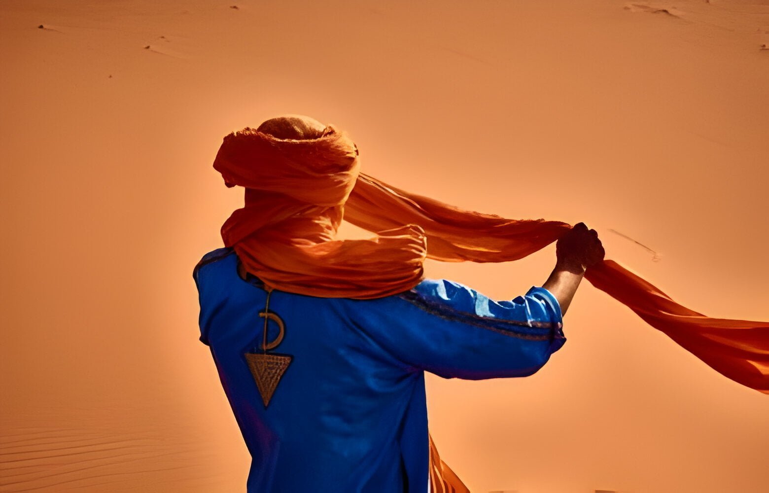 headscarf morocco desert sahara