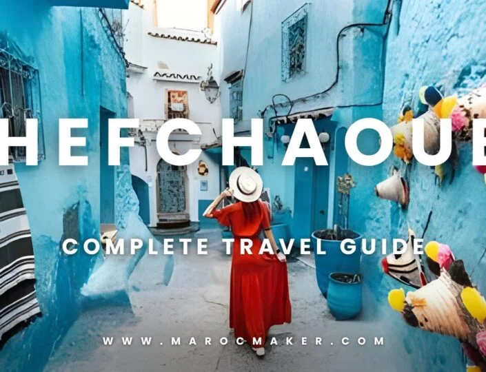 chefchaouen city morocco blue pearl