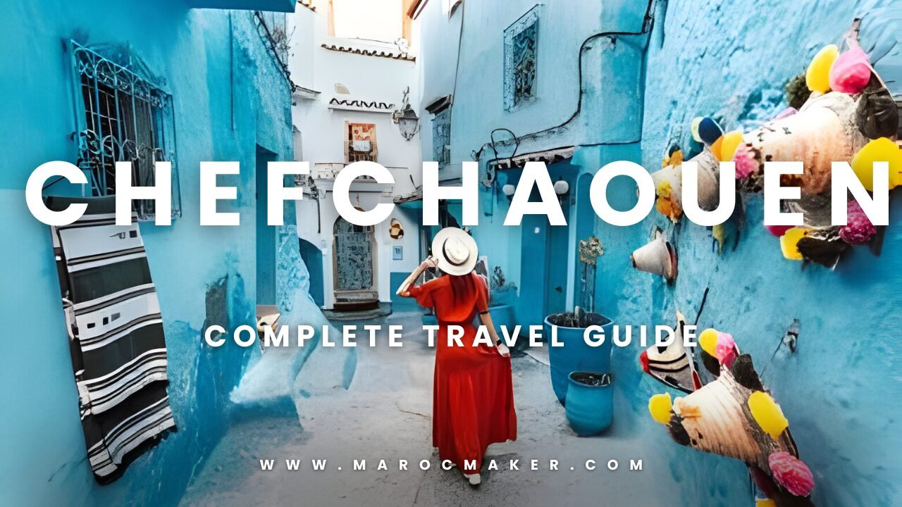 chefchaouen city morocco blue pearl
