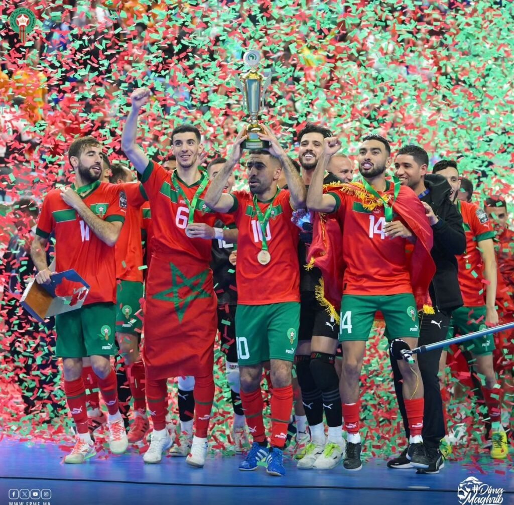 morocco national team futsal winner african cup (1)