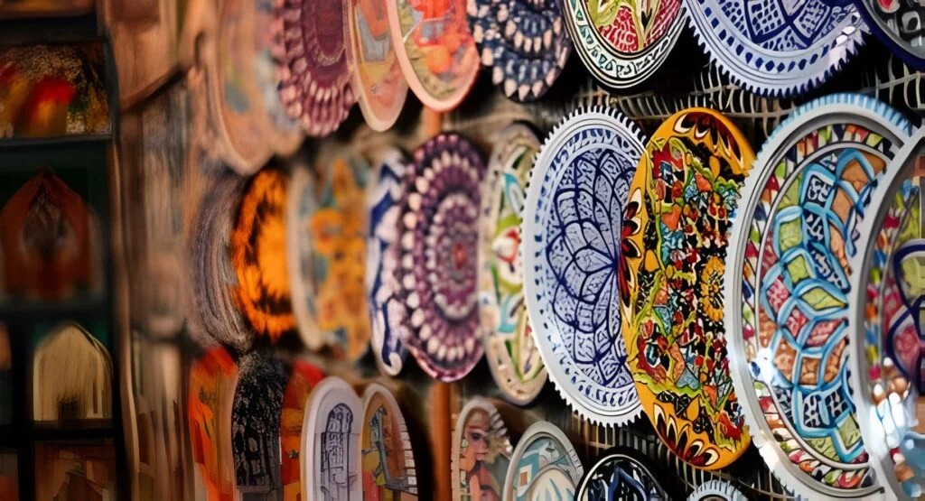 souk morocco meknes crafts