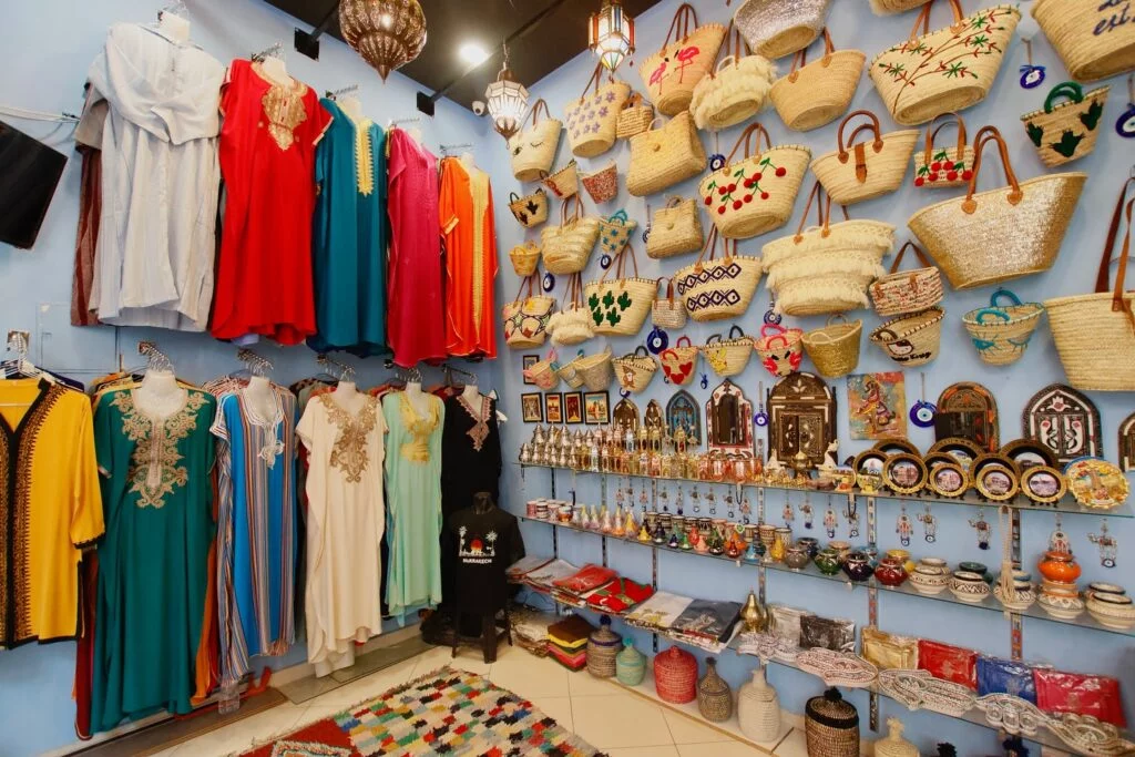 marrakech shopping mall in morocco