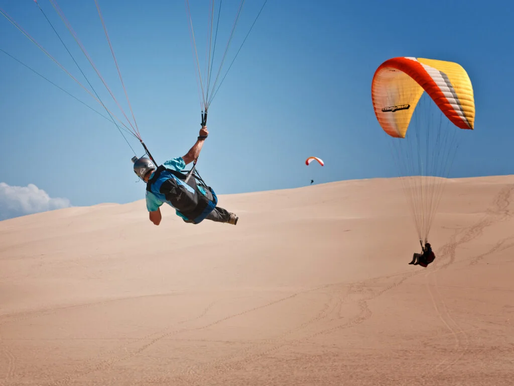 PARAGLIDING OVER ERG CHEBBI
