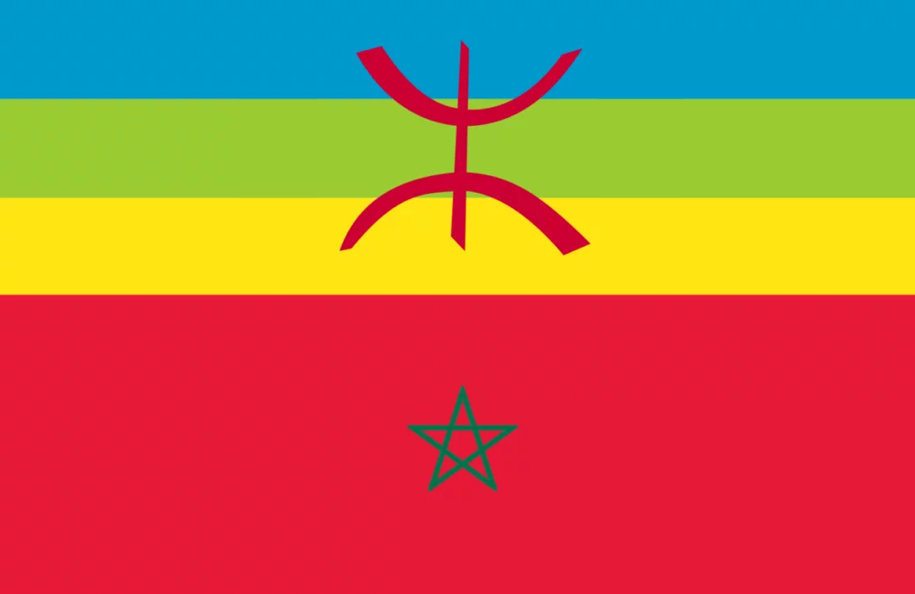 berber flag in morocco