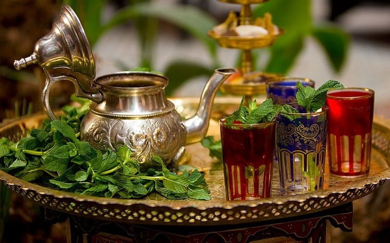 mint tea moroccan cuisine