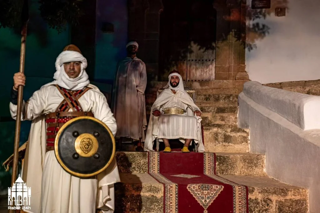 Nostalgia show Chellah site in Rabat